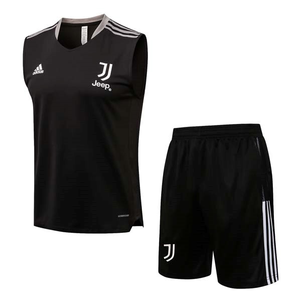 Camiseta Juventus Sin Mangas 2022 Negro Gris